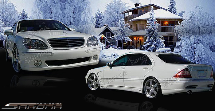 Custom Mercedes S Class  Sedan Body Kit (2000 - 2006) - $1490.00 (Manufacturer Sarona, Part #MB-077-KT)